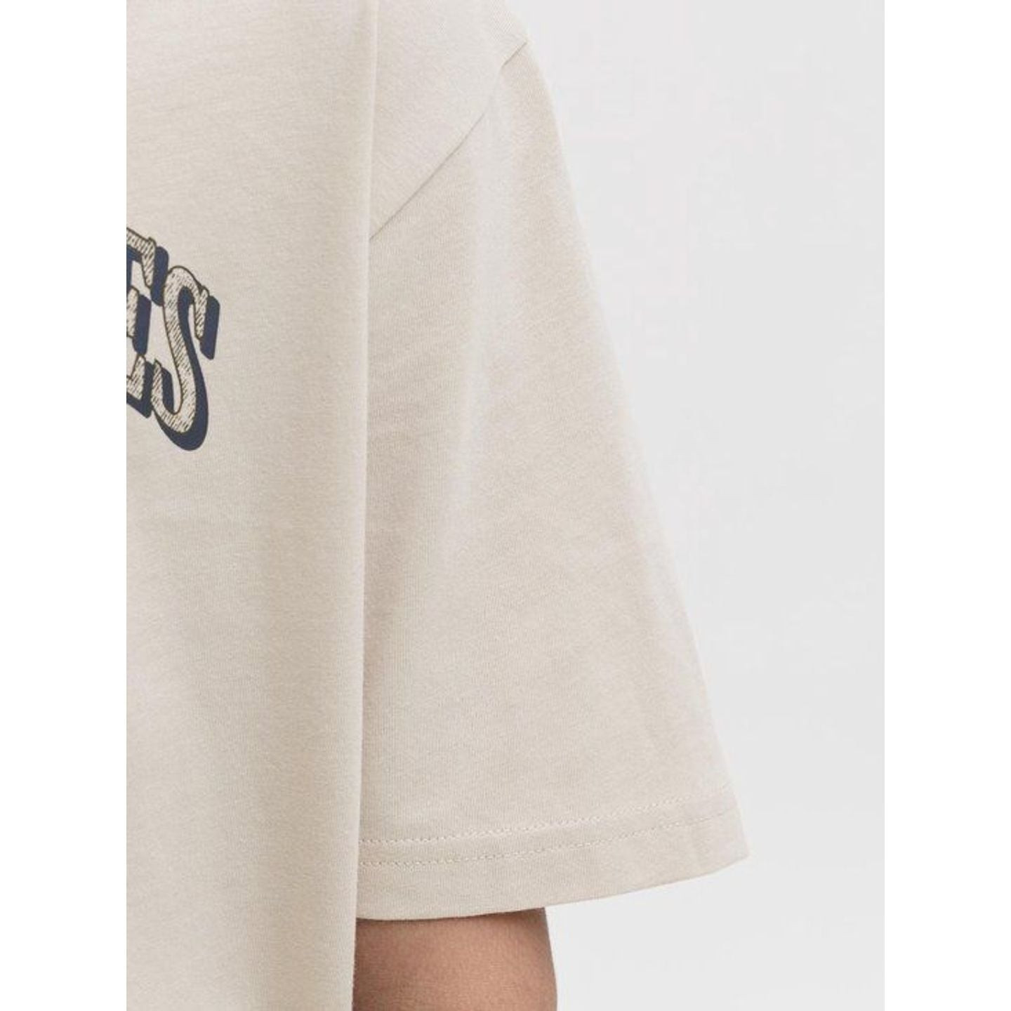 T-shirt enfant garçon Jack & Jones Junior JJEDENVER logo coton col rond, coupe régulière, manches co