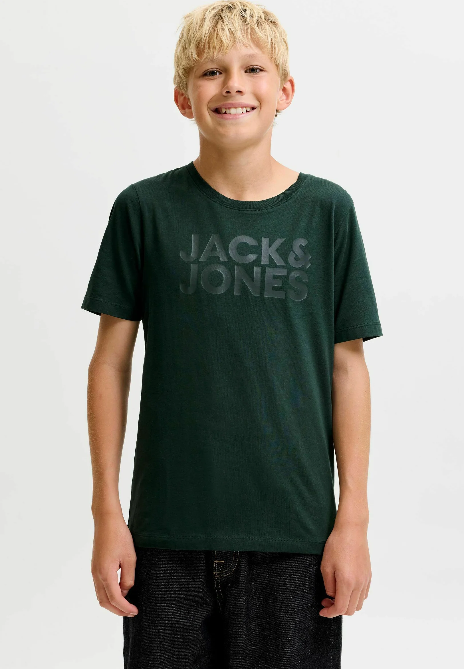Jack And Jones Junior T-Shirt Col Rond Jjecorp Logo Imprimé Junior Garçon