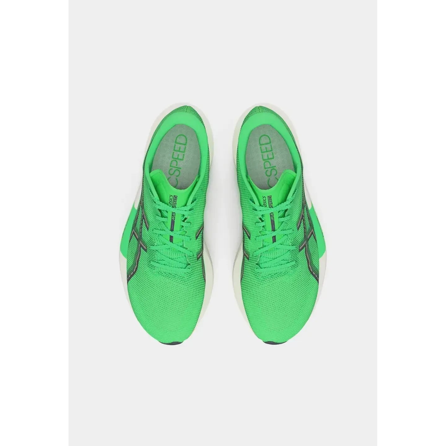 Asics Chaussures De Running Route Magic Speed 5 Plaque Carbone Unisexe, vue de profil.