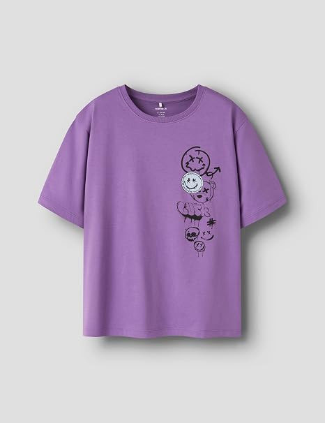 Name It T-Shirt Manches Courtes Enfant Nkmllysander Ss Nreg Top Ps Junior Garçon