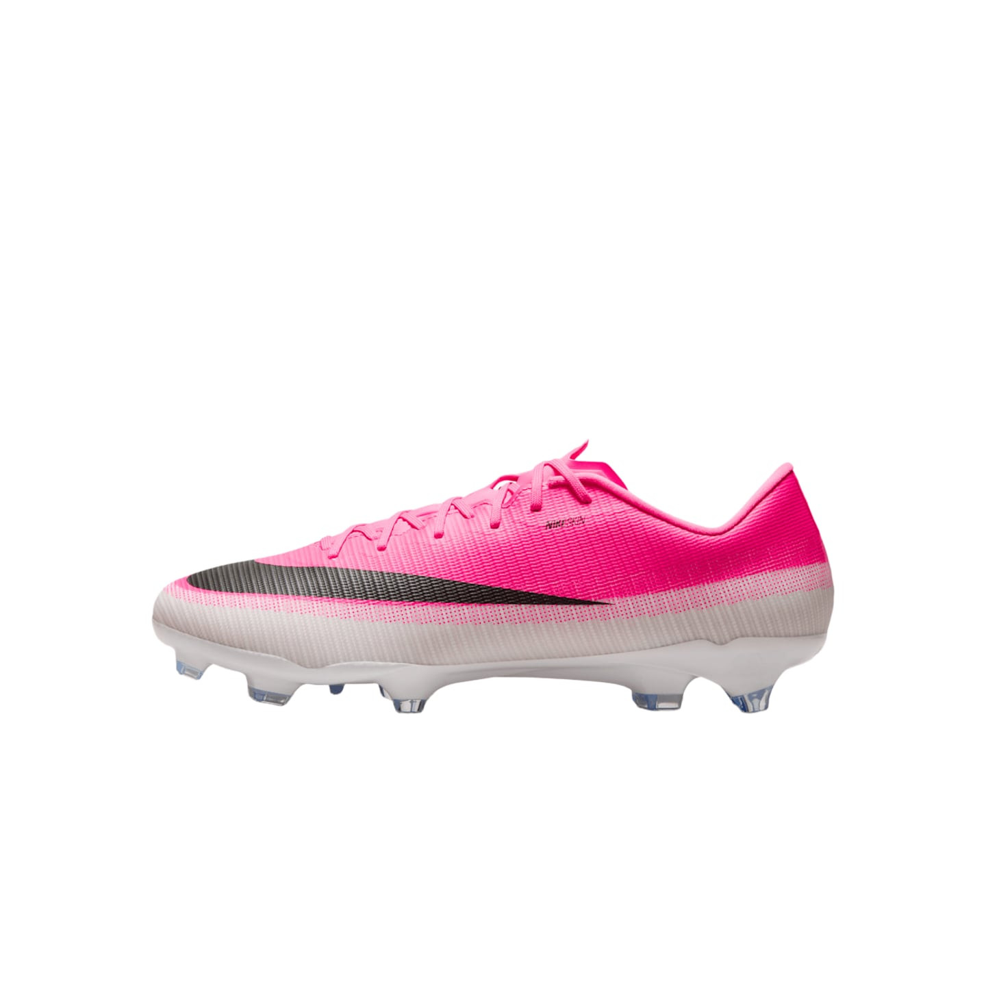 Chaussure Nike Mercurial Vapor 17 Academy FG/MG, coloris dynamique, vue de profil gauche, design épu