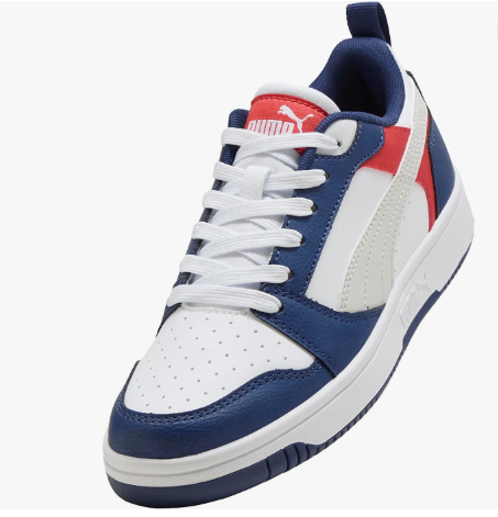 PUMA Rebound V6 Lo JR : Baskets rétro pour enfants, confort et style