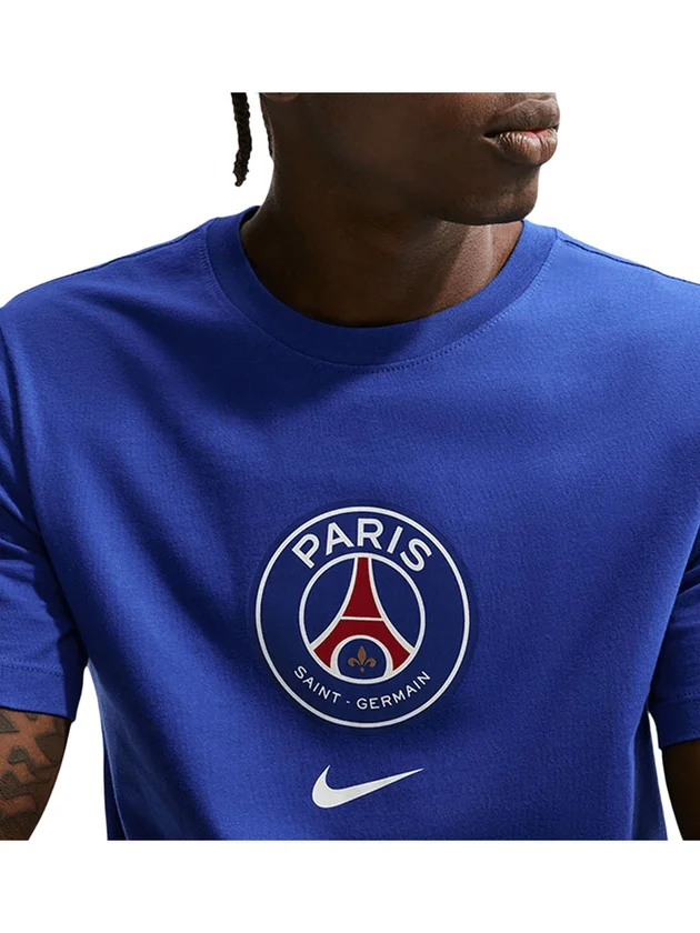 PSG U NK CREST TEE Nike - T-shirt enfant officiel PSG en coton 100%