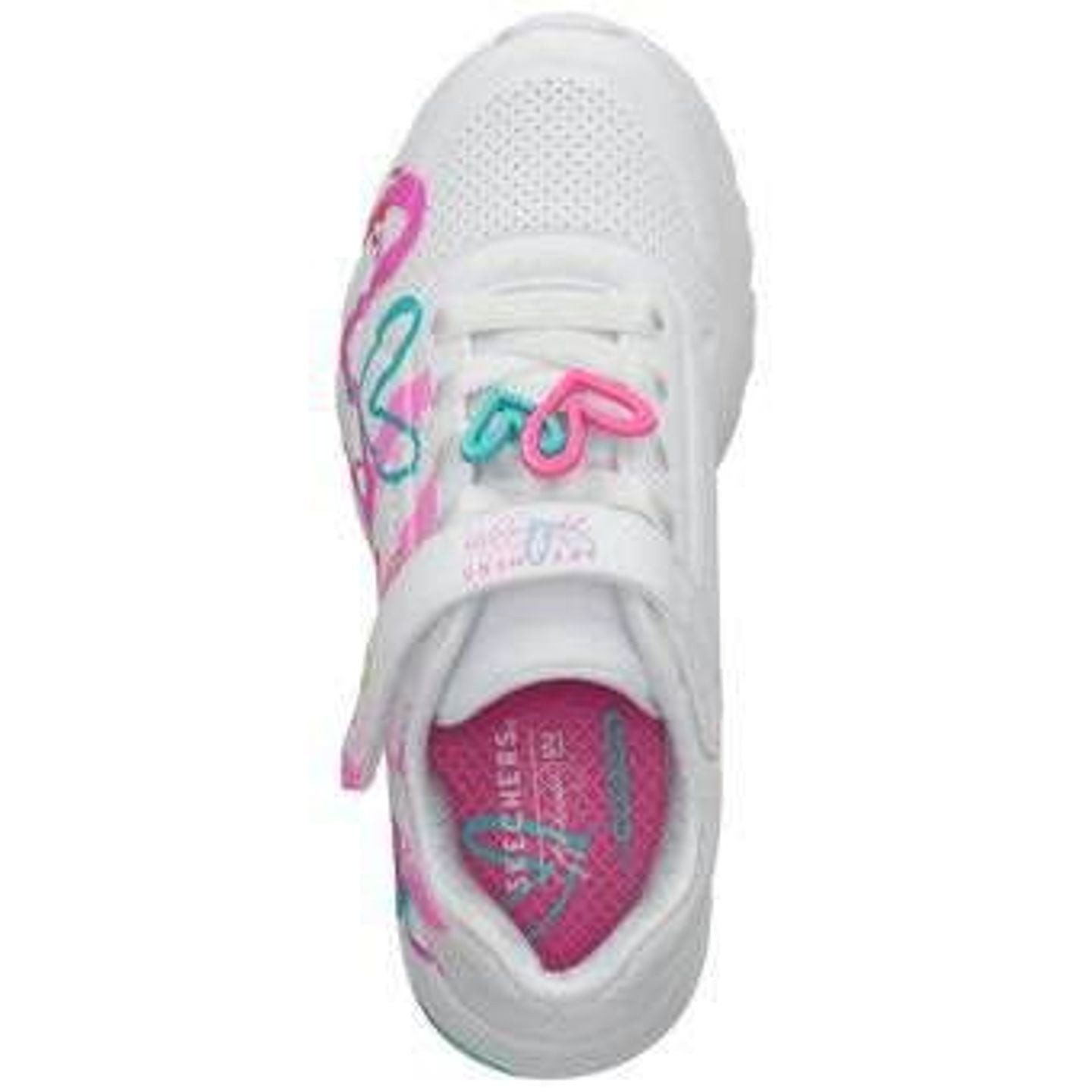 Packshot : Skechers Sneaker Basse Enfants Uno Lite Heart Status Collaboration JGoldcrown Fermeture S