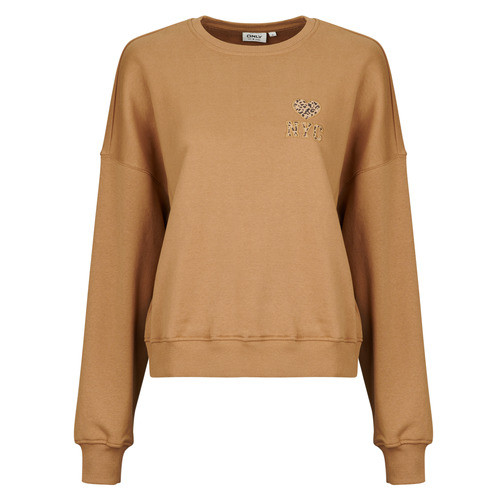 Pull ONLY imprimé col rond, jersey long - Style unique