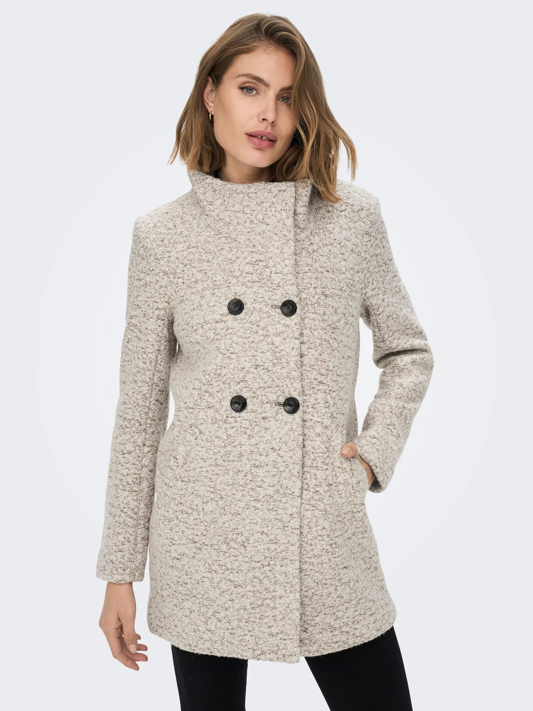 Manteau laine ONLY - Doublure chaude & style intemporel