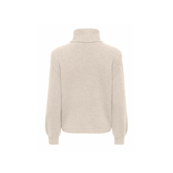 ONLRENE LS BUTTON ROLL NECK CS KNT