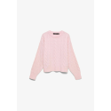 Vero Moda Pull En Maille Torsadée À Col Rond Vmsequoia Femme