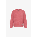 Ichi Pull En Maille Bouclée À Col Rond Ihsarisa Ls2 Femme