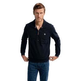 SIGNATURE PULLS COL POLO ZIP