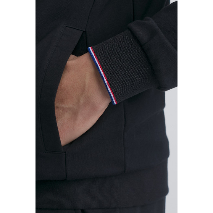 TRICOLORE GILET CAPUCHE