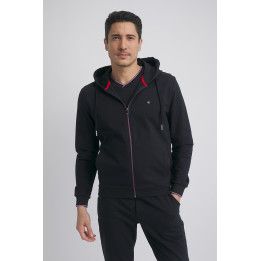 TRICOLORE GILET CAPUCHE
