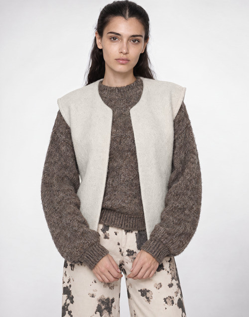 Waistcoat ONLY OTW : Layering Tendance, 100% Polyester Recyclé