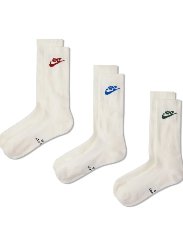 Nike Everyday Elevated Crew 3P - Confort & Durabilité Quotidienne