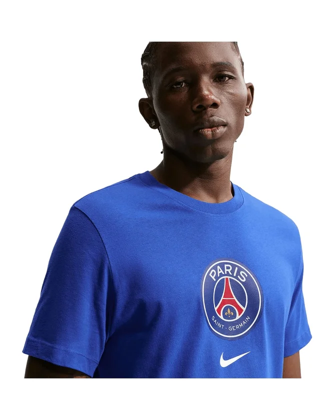 Nike PSG Crest Tee - T-shirt officiel PSG, 100% coton