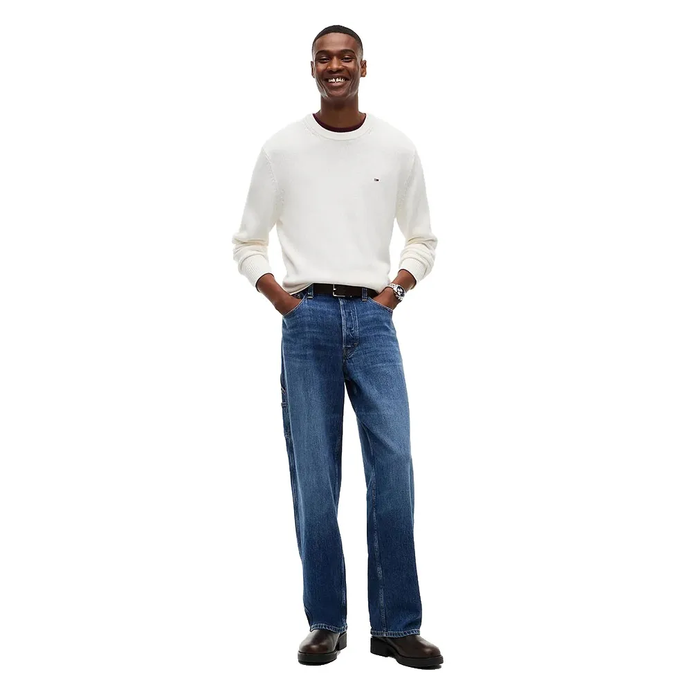 Pull Slim Tommy Jeans - Coton bio, douceur et style minimaliste