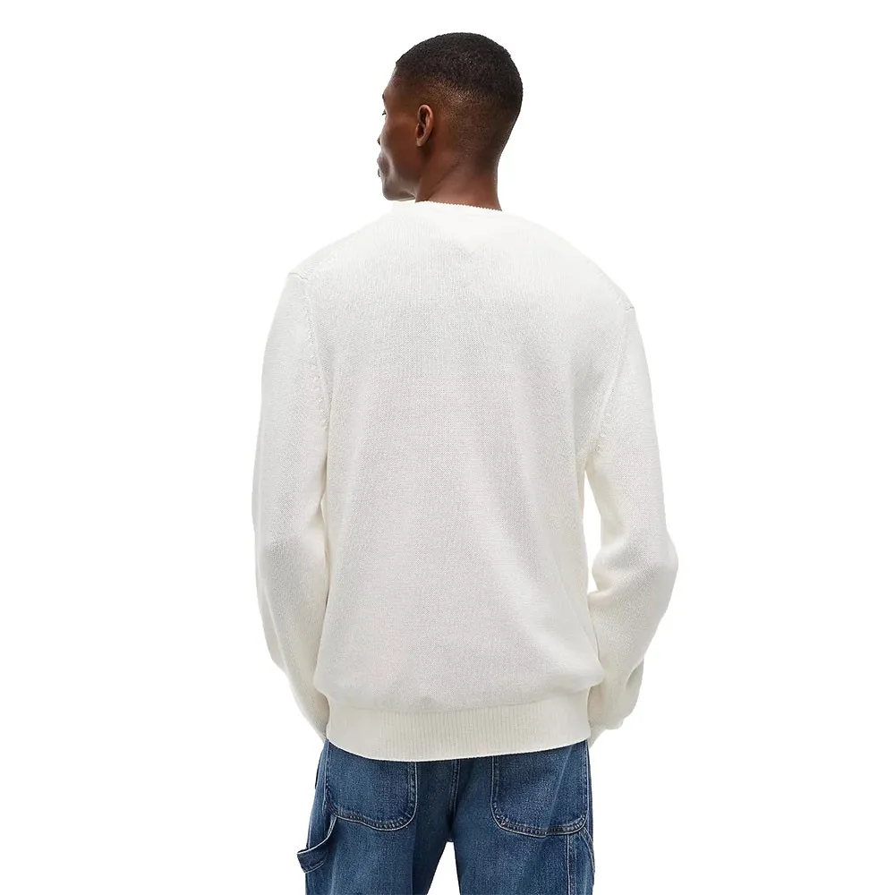 Pull Slim Tommy Jeans - Coton bio, douceur et style minimaliste