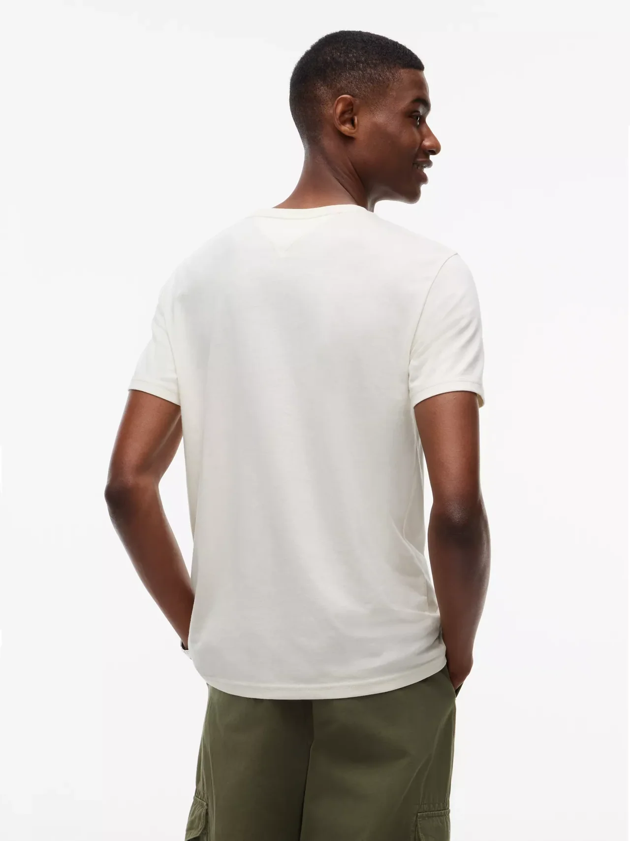 TJM XSLIM Jaspe HTR - T-shirt homme slim Tommy Jeans