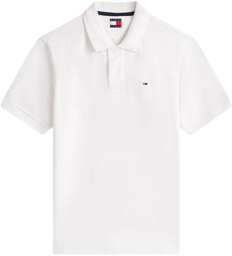 Tommy Jeans Polo Regular Essentiel Ext Manches Courtes Coton Piqué Brodé Homme