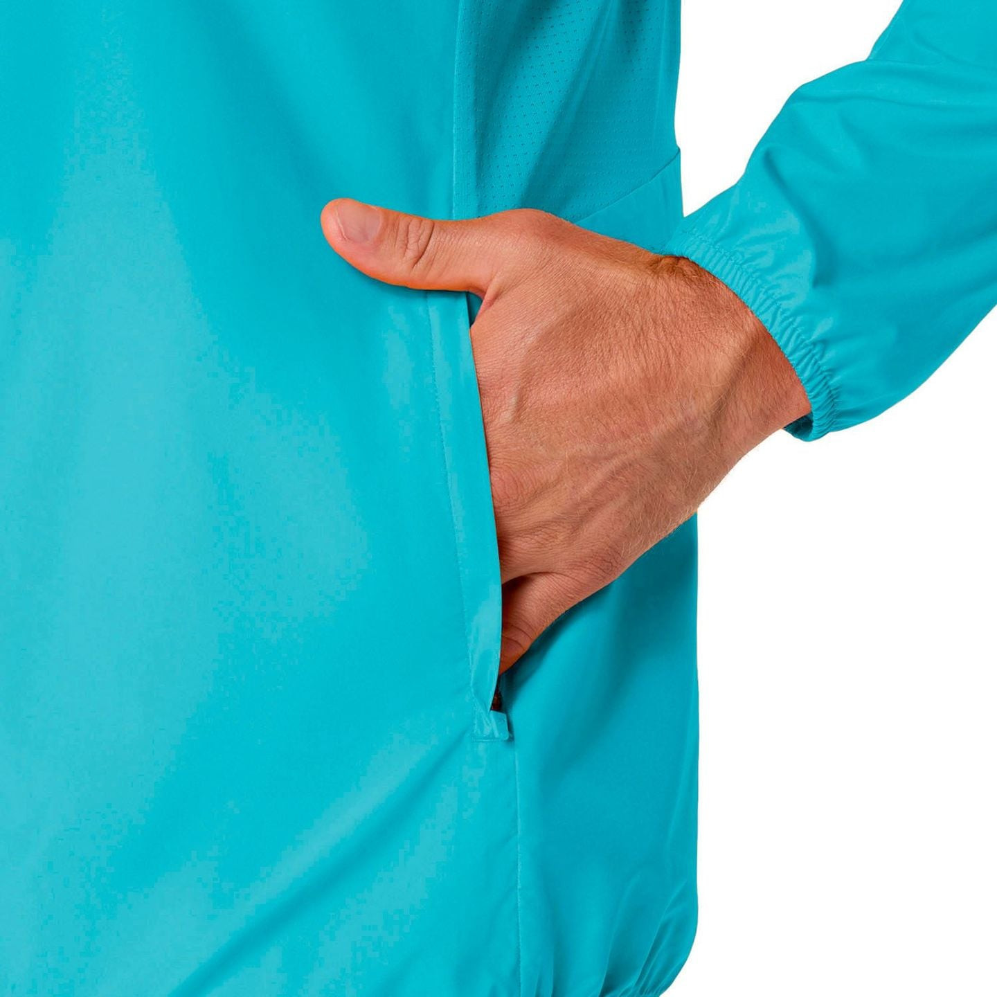 Détail : Asics Veste De Running Légère Déperlante Core À Capuche Homme