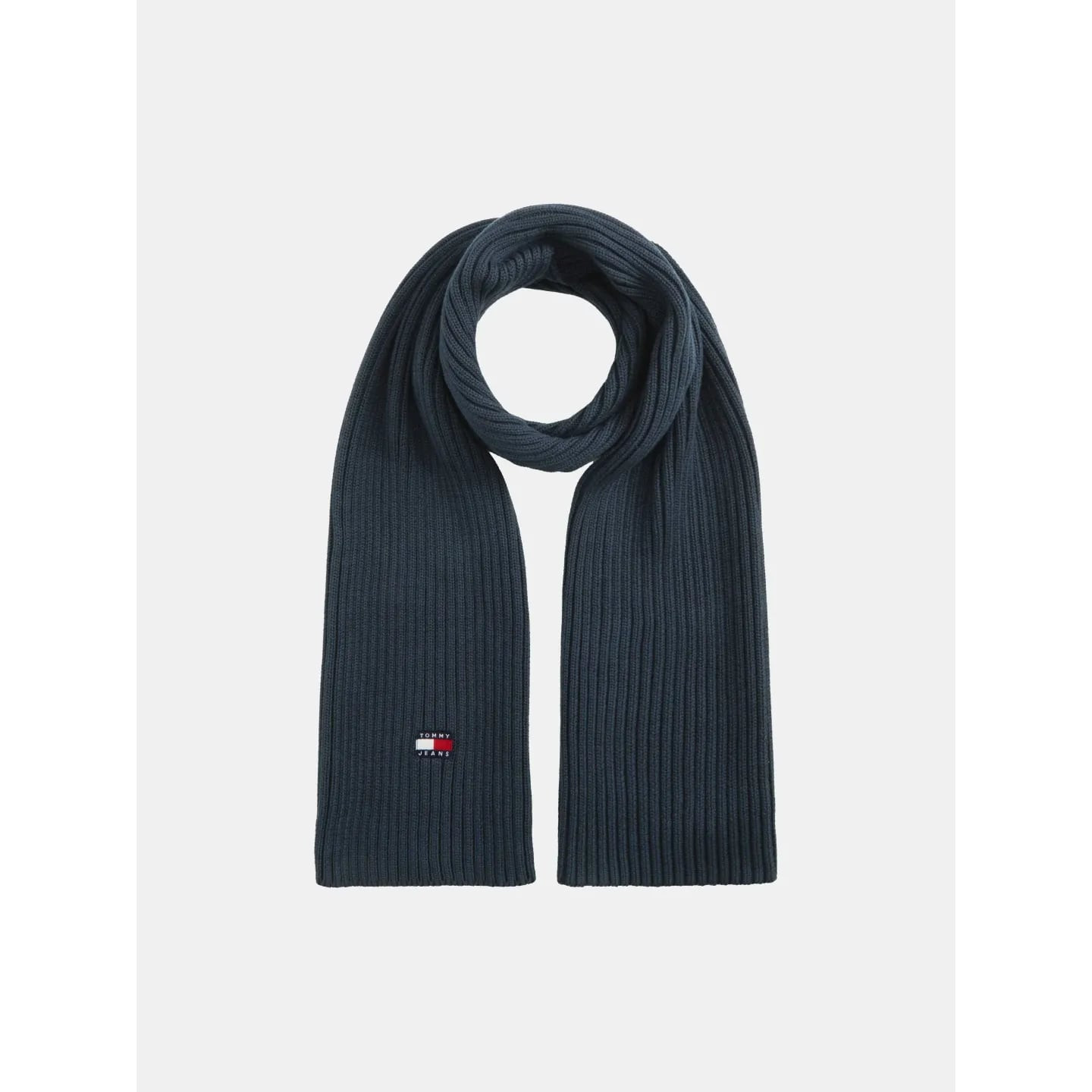 Tommy Jeans Écharpe En Tricot Côtelé TJW Heritage Core Coton Biologique Femme