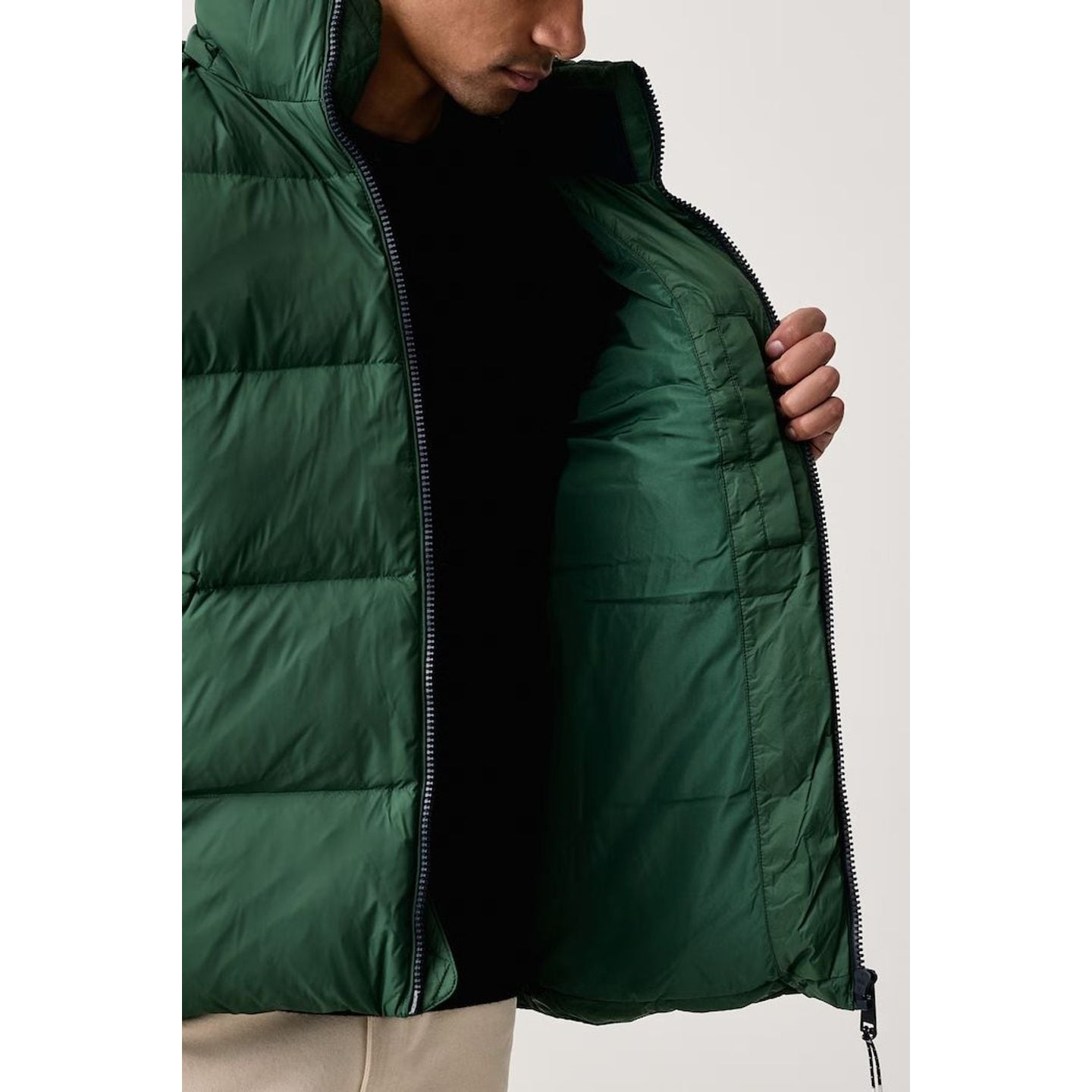 Tommy Jeans Doudoune Matelassée Oversize Tjm Essential Down J Duvet Naturel Capuche Détachable Homme