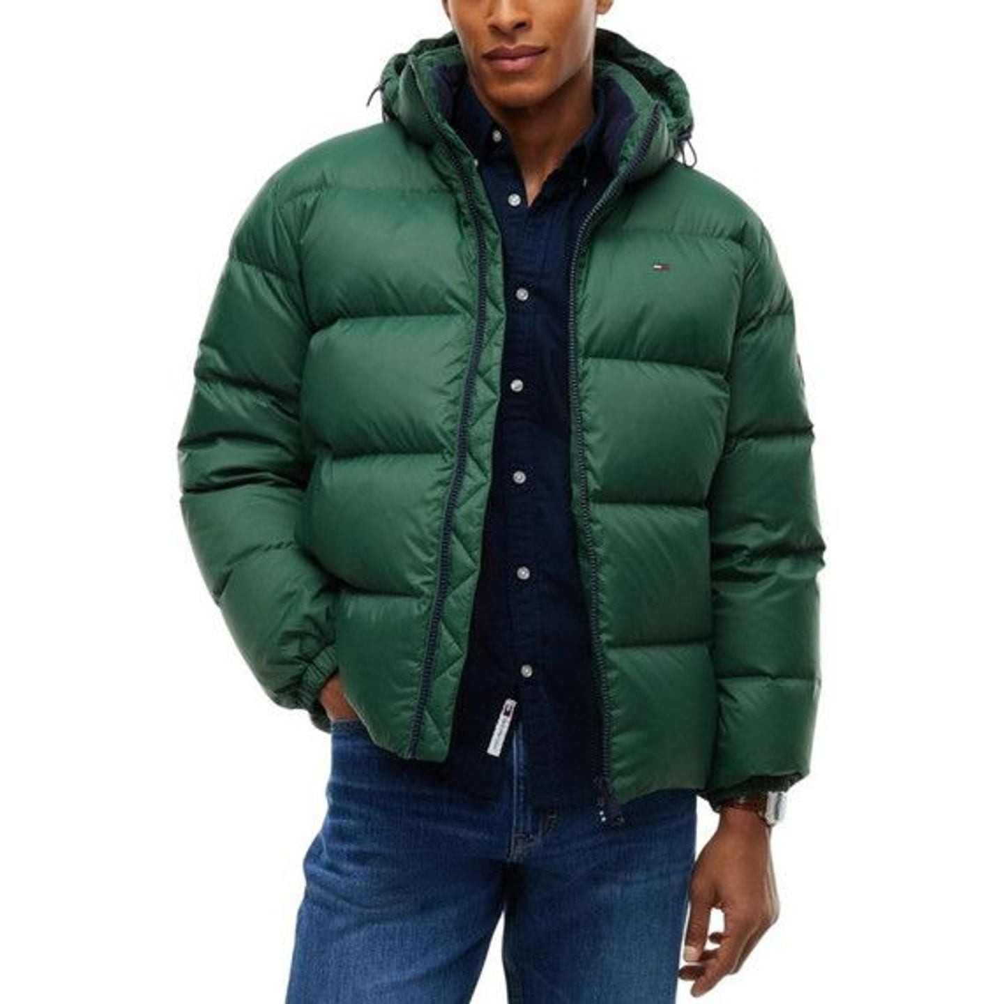 Tommy Jeans Doudoune Matelassée Oversize Tjm Essential Down J Duvet Naturel Capuche Détachable Homme