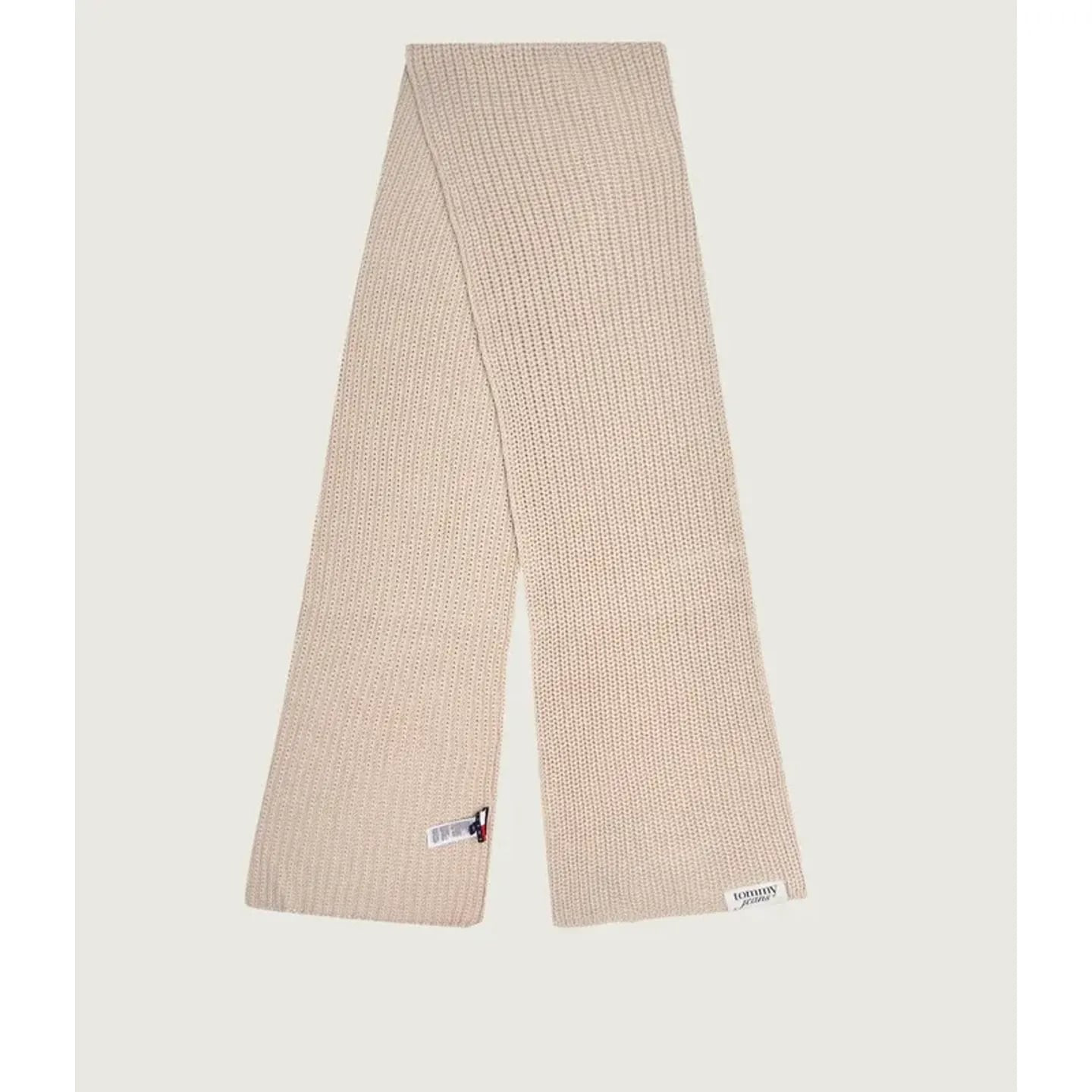 Écharpe en maille côtelée Tommy Jeans TJW Script Femme, packshot produit