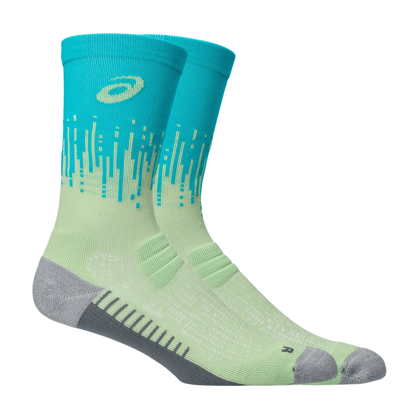 Asics Chaussettes De Running Mi-Mollet Performance Run Crew Amorties Unisexe
