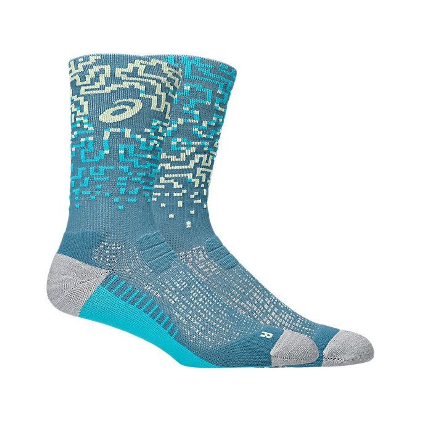 Asics Chaussettes De Running Mi-Mollet Performance Run Crew Maille Respiratoire Unisexe