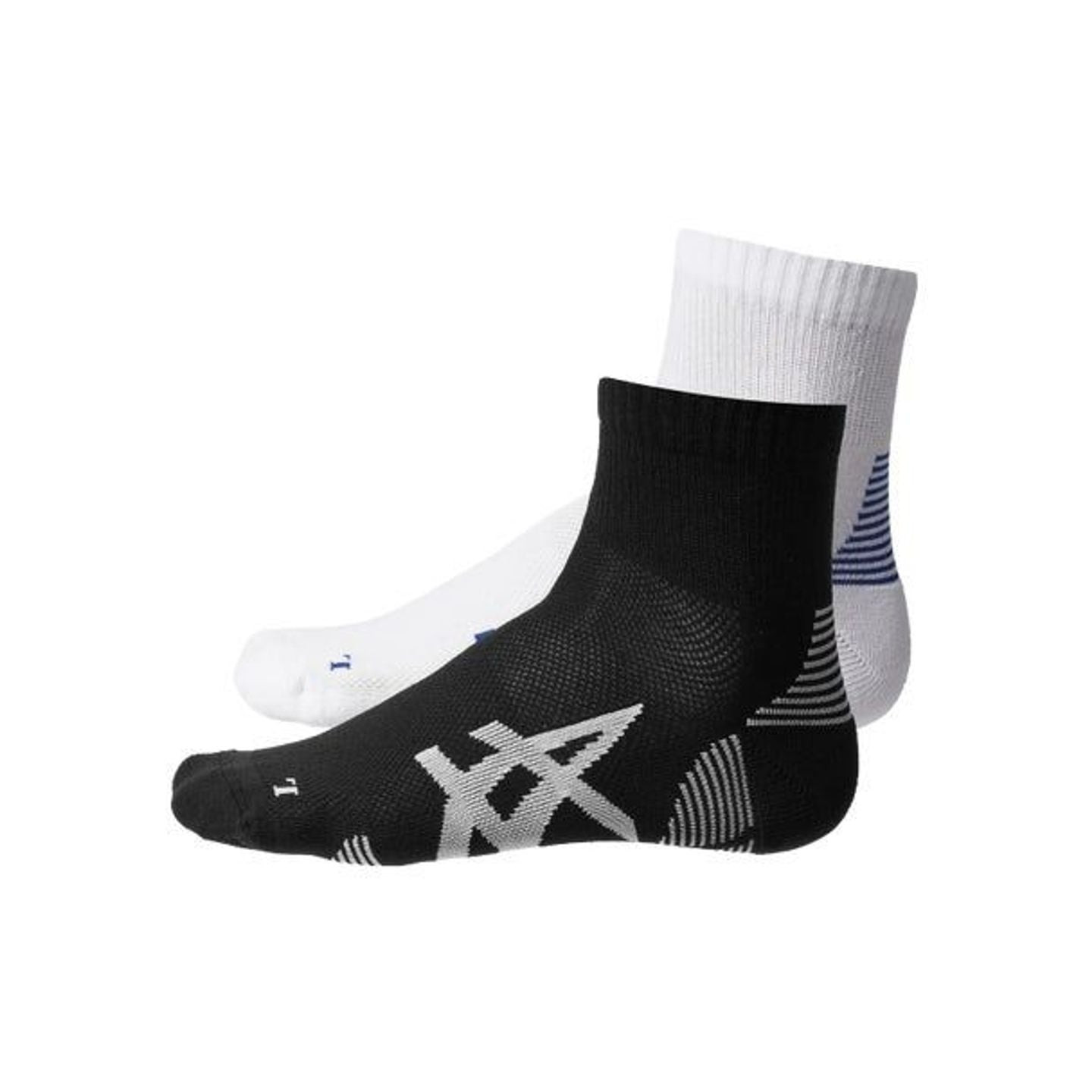 Packshot : Asics Lot De 2 Chaussettes De Running Amorties Cushioned Run Quarter Unisexe