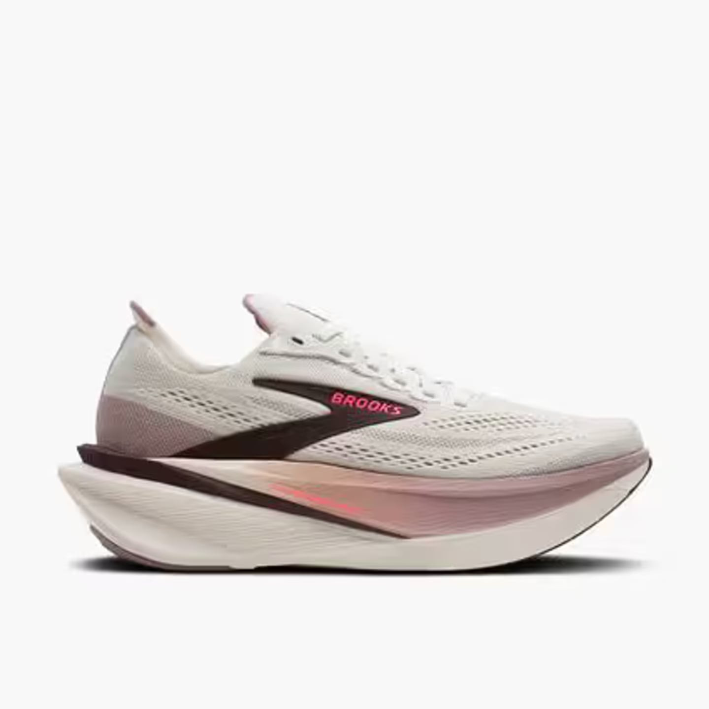Packshot Brooks Hyperion Max 4, chaussure de running route femme à plaque de propulsion