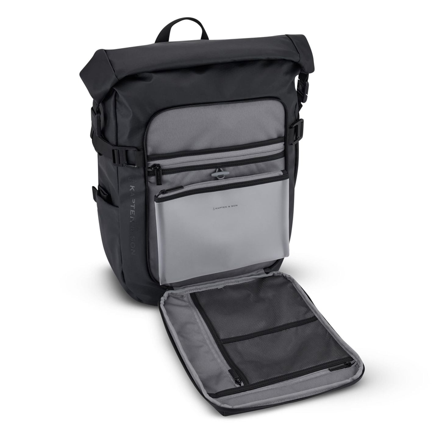 Détail du Kapten & Son Sac À Dos De Voyage Lisbon Pro Extensible Bagage Cabine Unisexe