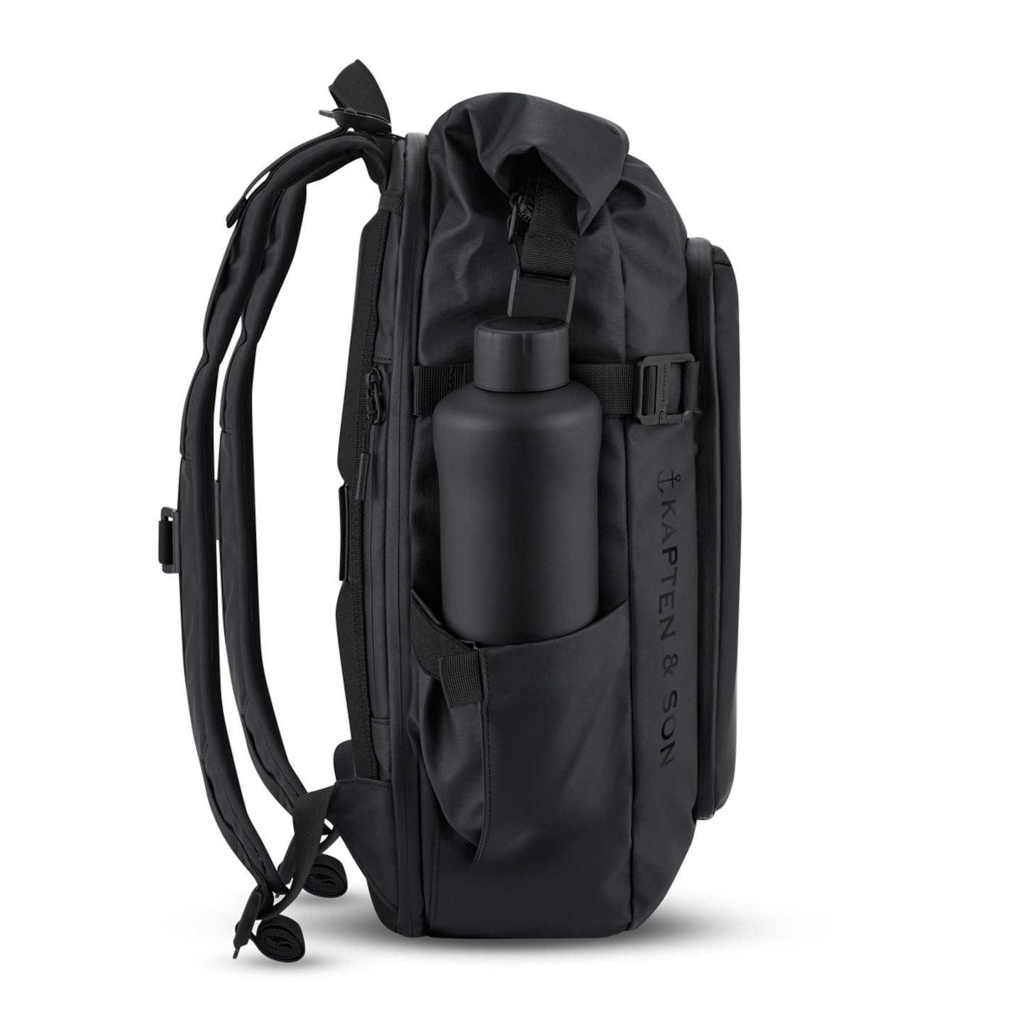 Détail du Kapten & Son Sac À Dos De Voyage Lisbon Pro Extensible Bagage Cabine Unisexe : poche ordin