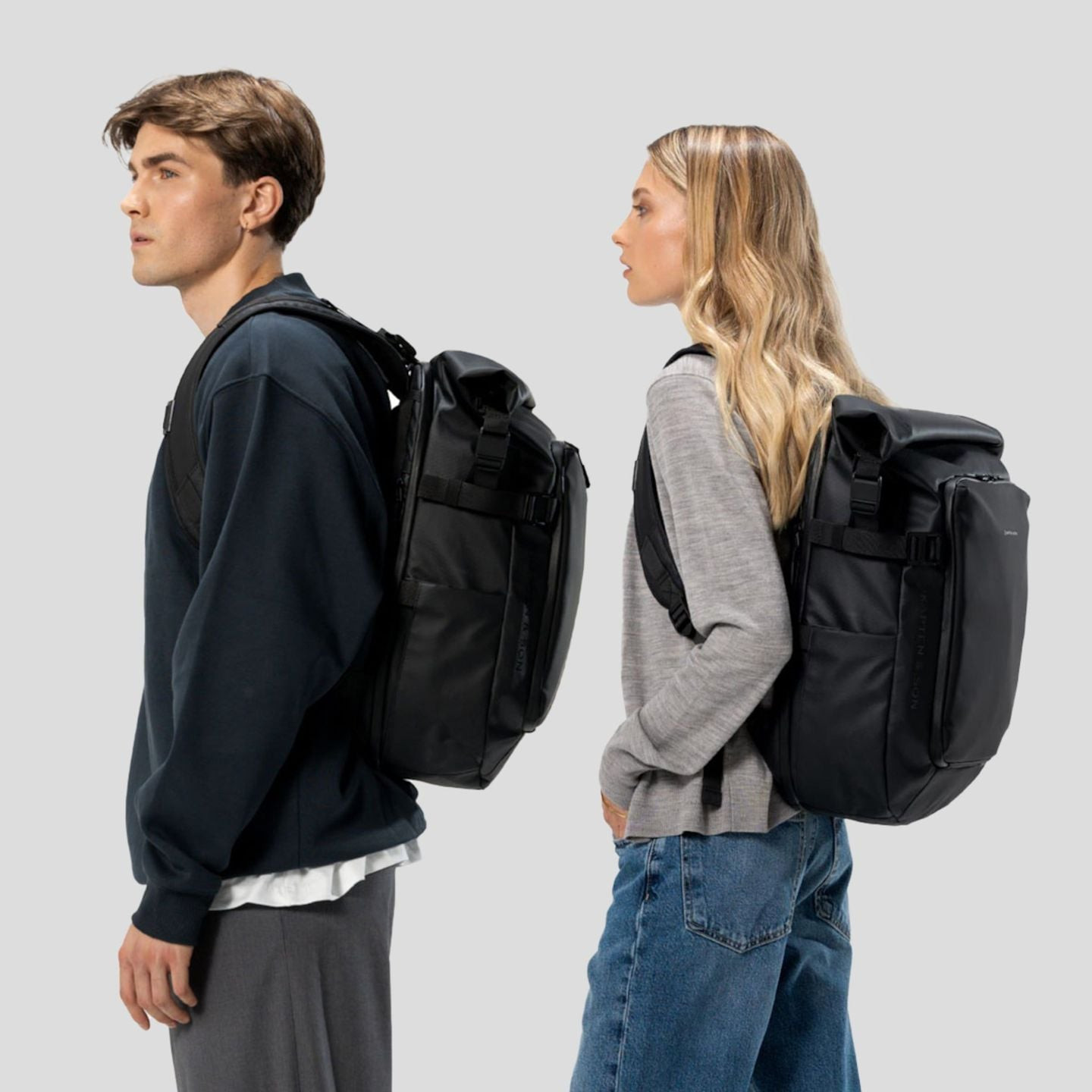 Kapten & Son Sac À Dos De Voyage Lisbon Pro Extensible Bagage Cabine Unisexe porté en voyage