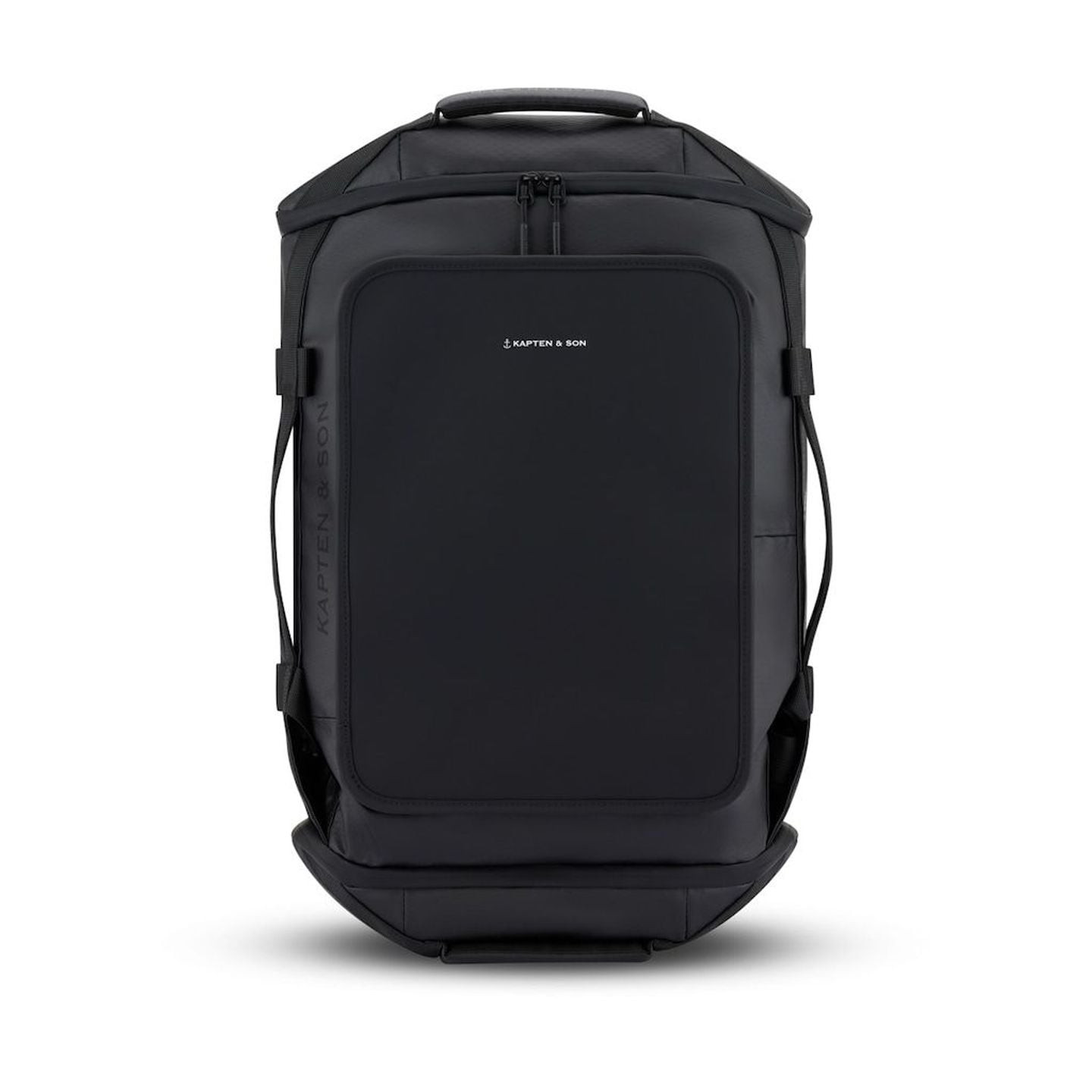 Packshot du Kapten & Son Sac À Dos De Voyage Lisbon Pro Extensible Bagage Cabine Unisexe, noir mat.