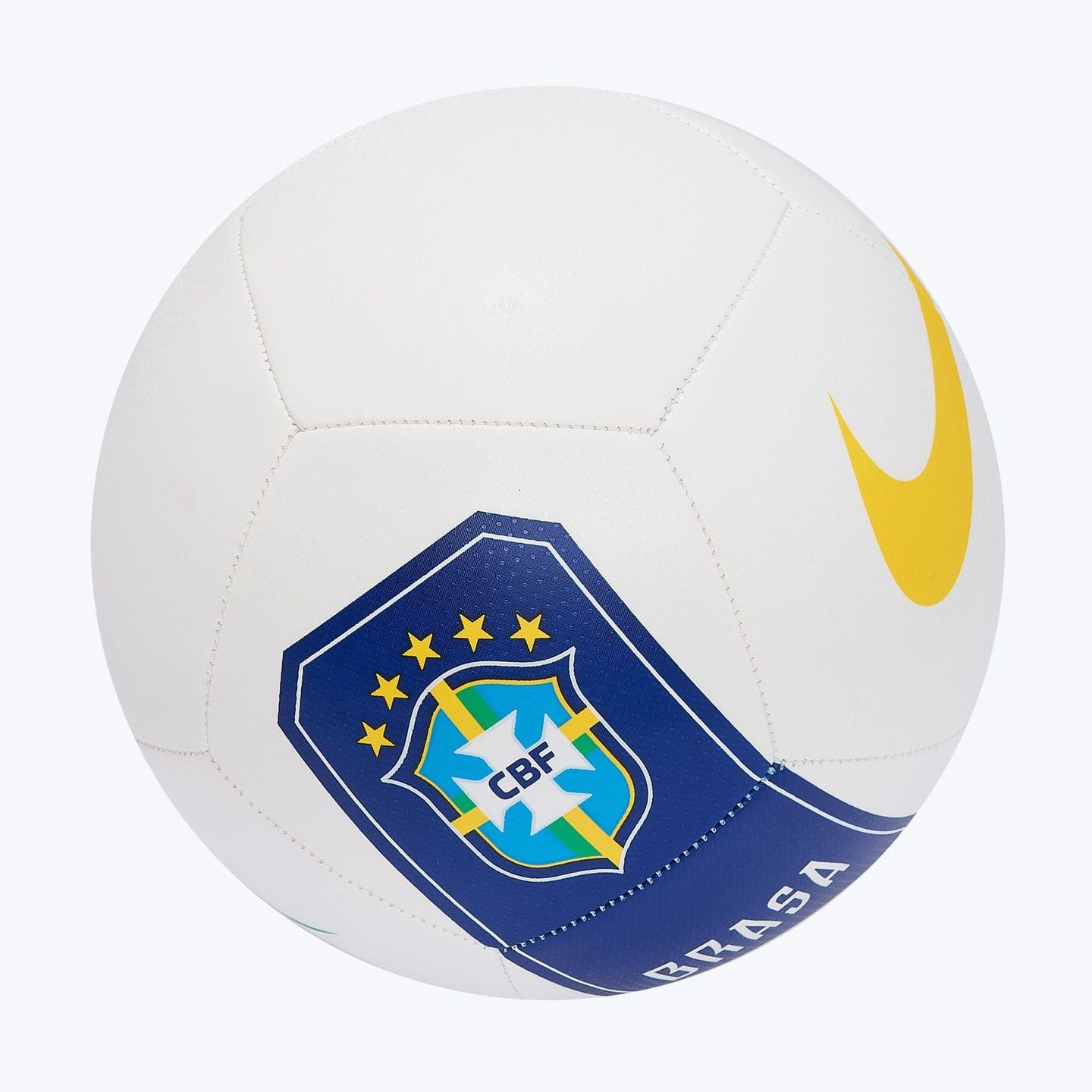 Ballon de football Nike CBF NK Pitch avec écusson CBF et swoosh Nike jaune