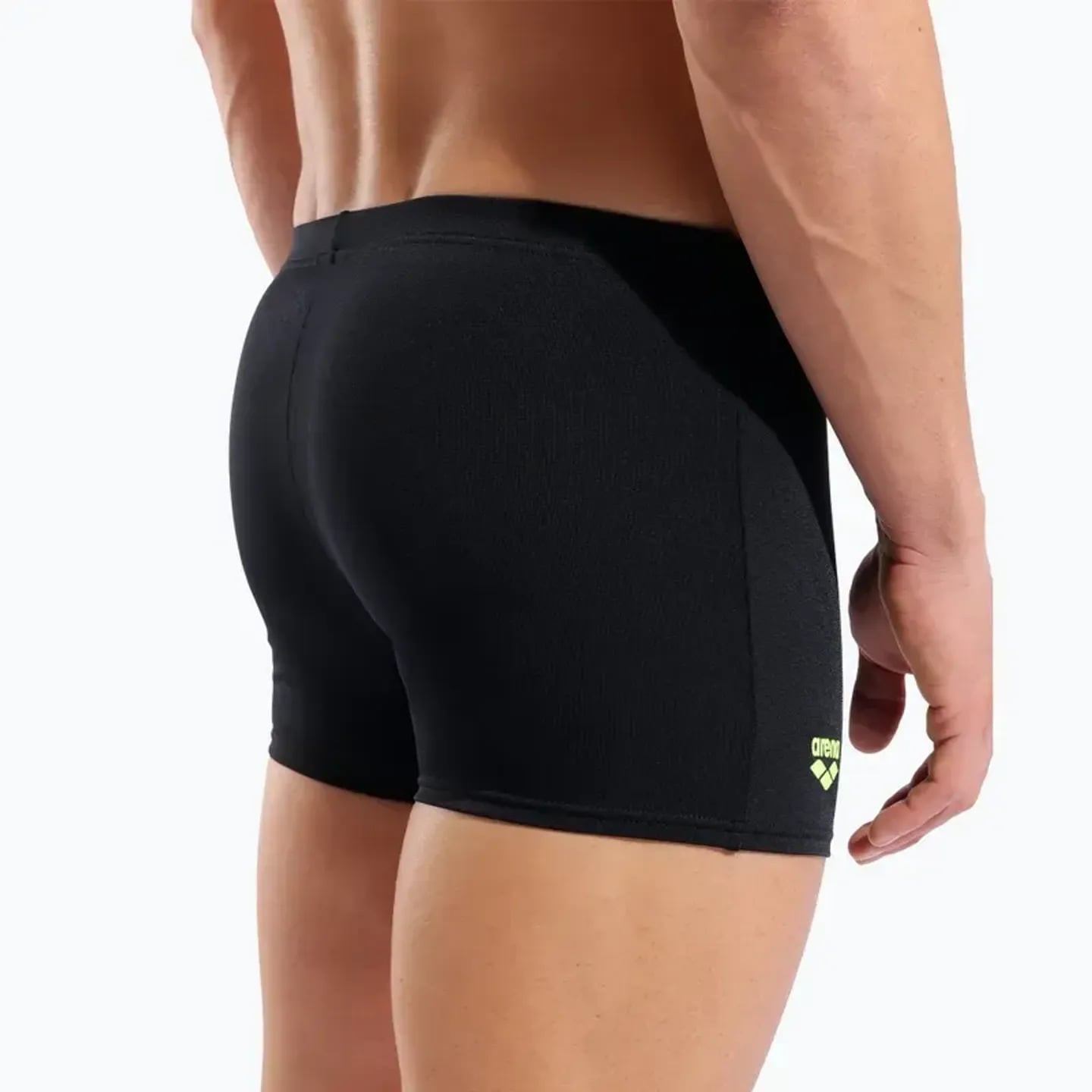 Détail du short de bain Arena Jellyfish Maxlife Eco, résistant au chlore, avec ceinture élastique et