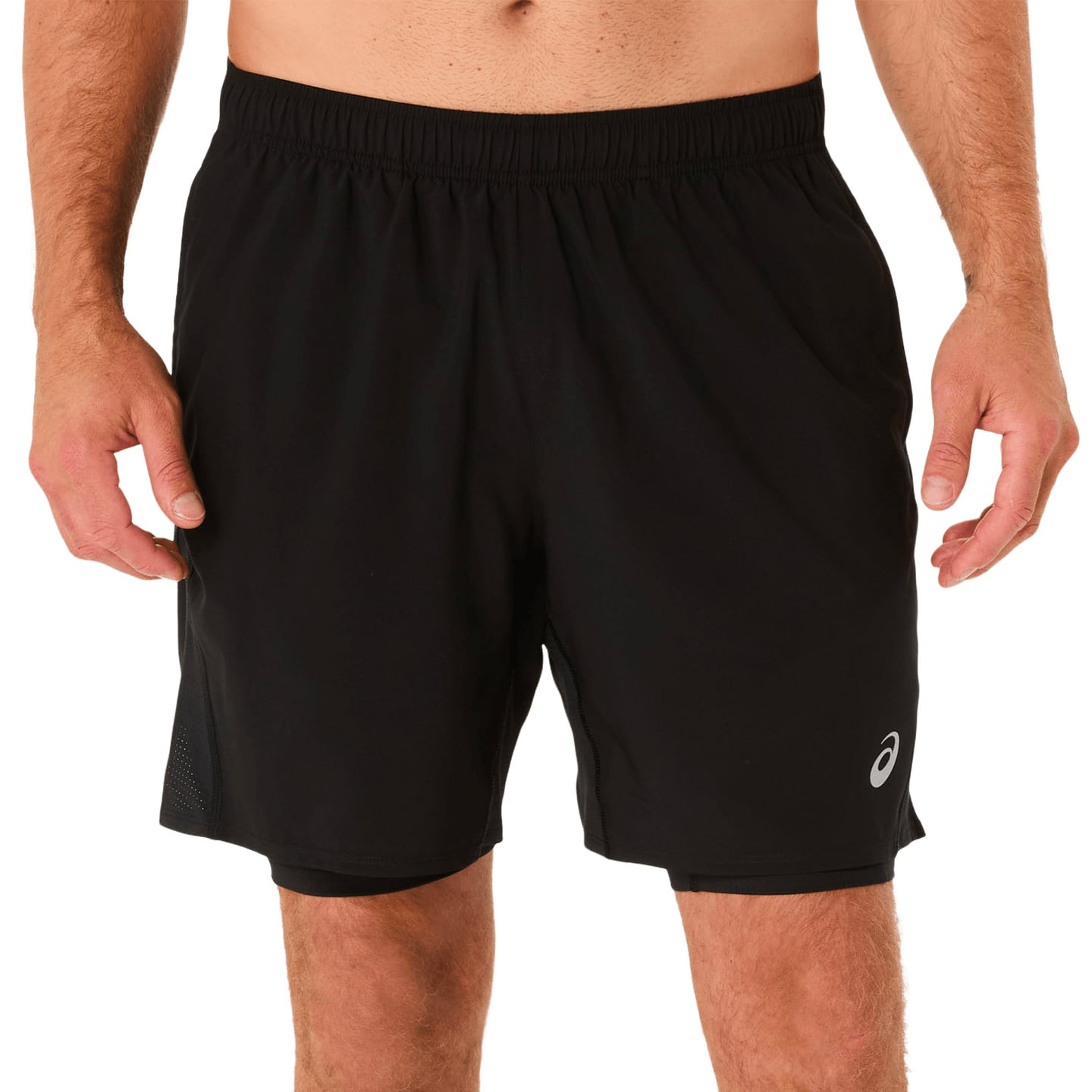 Packshot : Asics Short De Running Core 2-N-1 7 Pouces Cuissard Intégré Homme