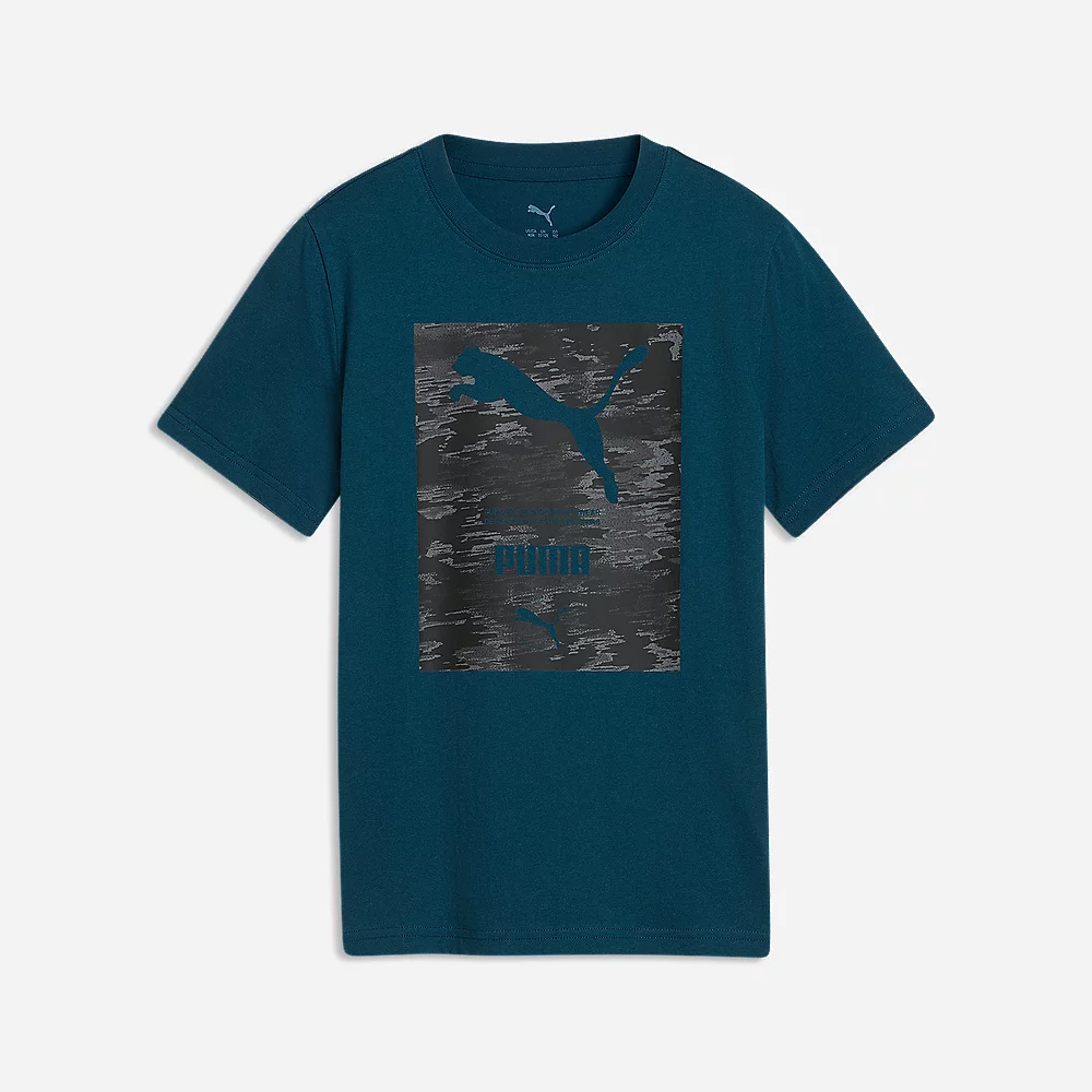 PUMA Camo Graphic Tee : Style Sportif & Confort Optimal