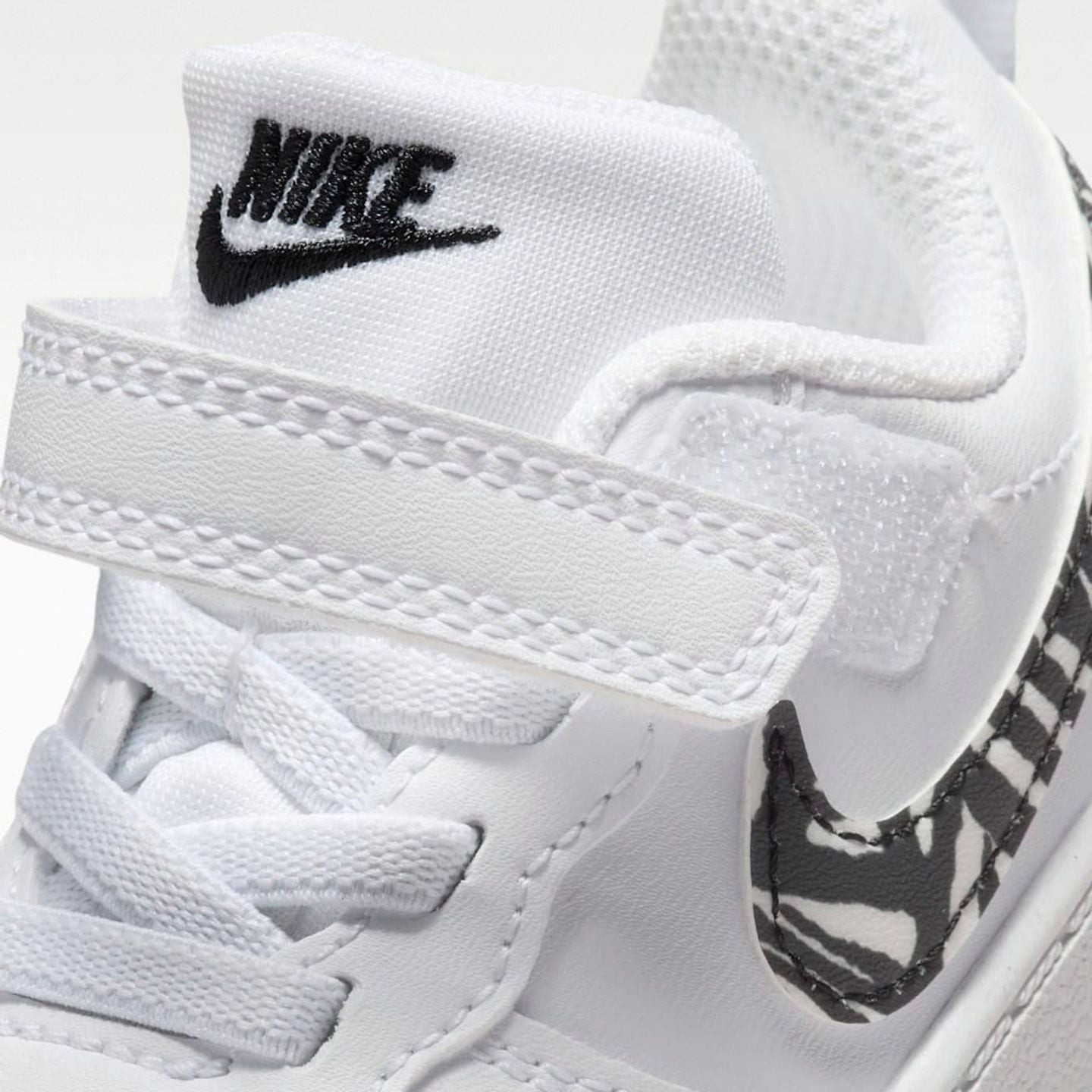 Détail de la Nike Baskets Basses Bébé Garçon Court Borough Prt Td en cuir synthétique avec bride aut