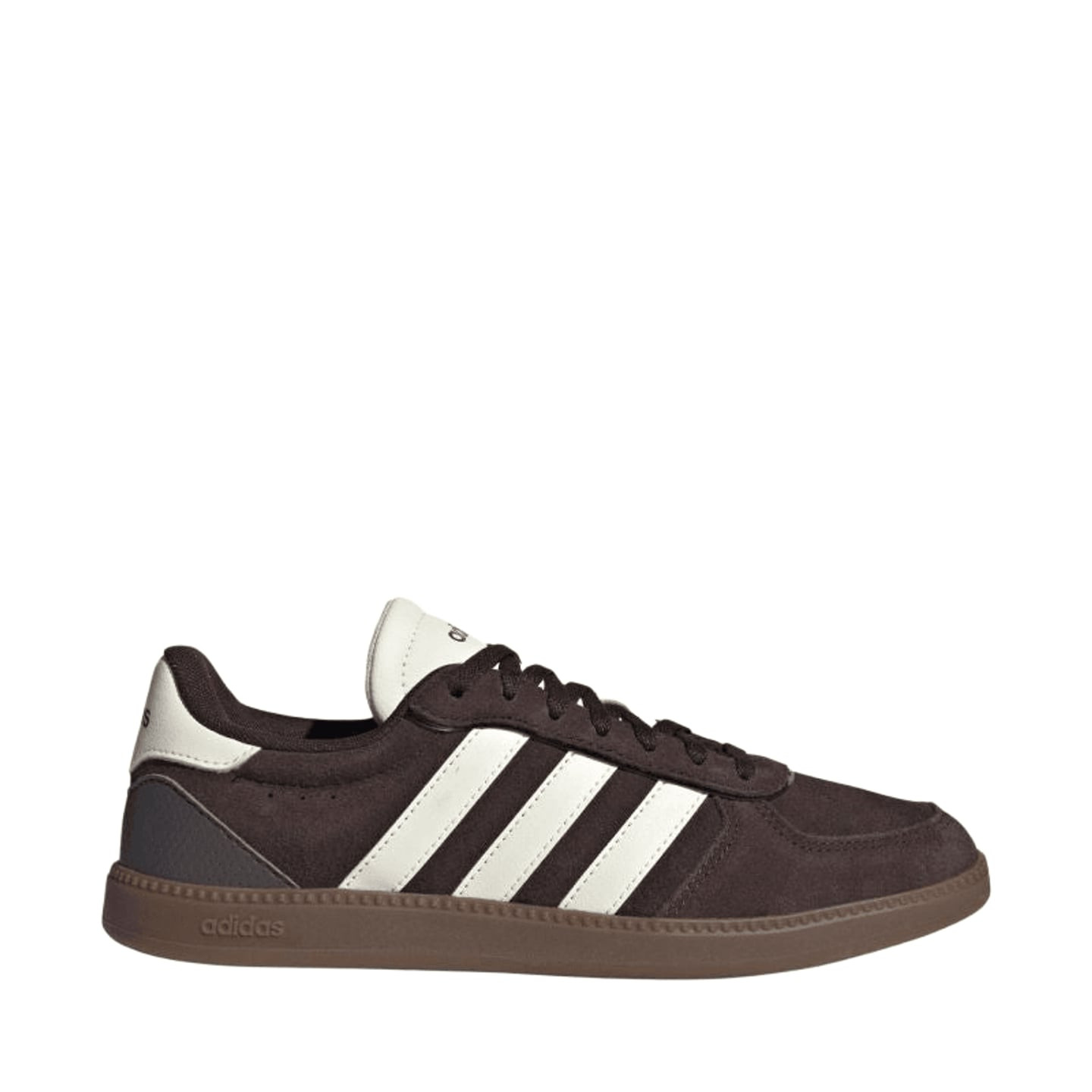 Baskets Adidas Breaknet Sleek femme en daim et cuir synthétique, laçage classique, vue packshot