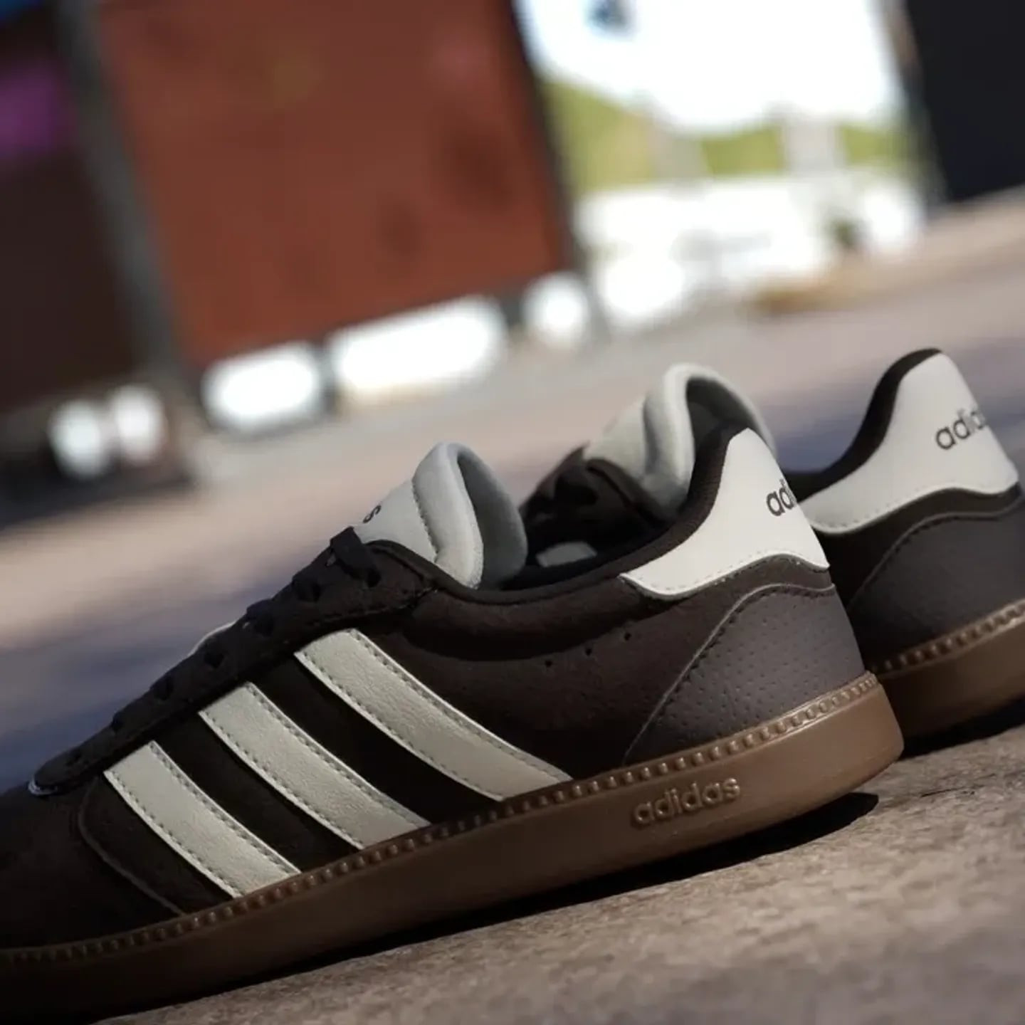 Vue détaillée : Adidas Baskets Lifestyle Breaknet Sleek Daim Et Cuir Synthétique À Laçage Classique 