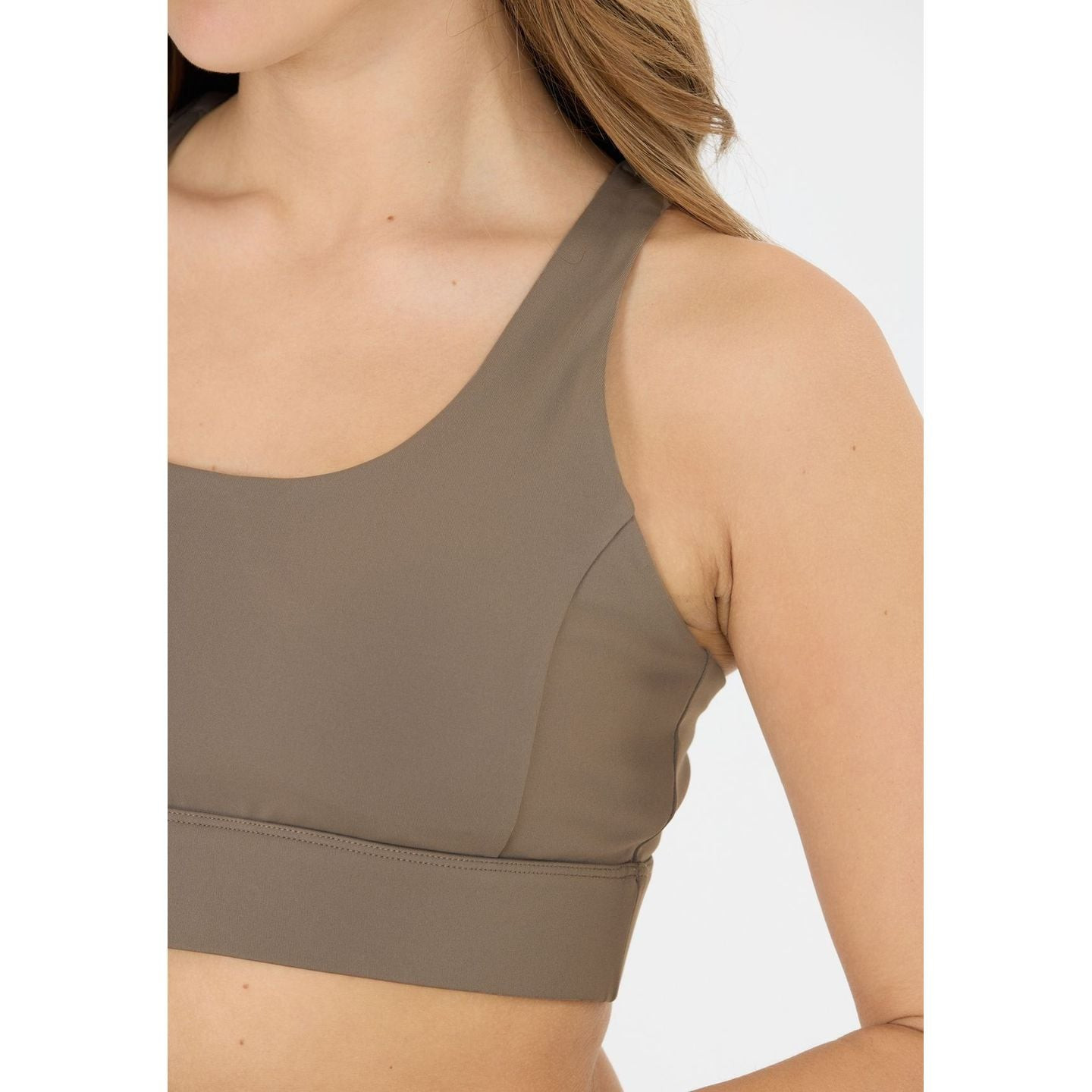 Détail de l'Athlecia Brassière De Sport Maintien Moyen Direnna Dos Croisé Femme.