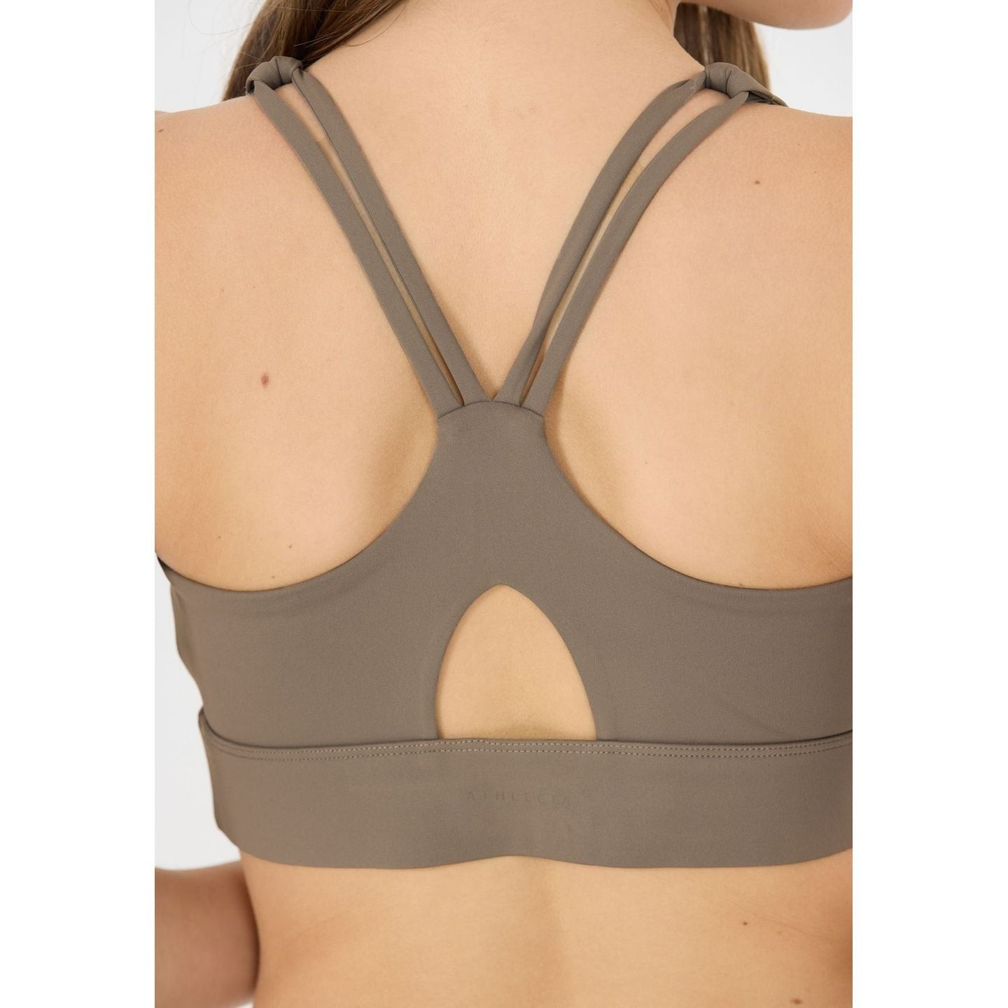 Détail de l'Athlecia Brassière De Sport Maintien Moyen Direnna Dos Croisé Femme, dos croisé et maill
