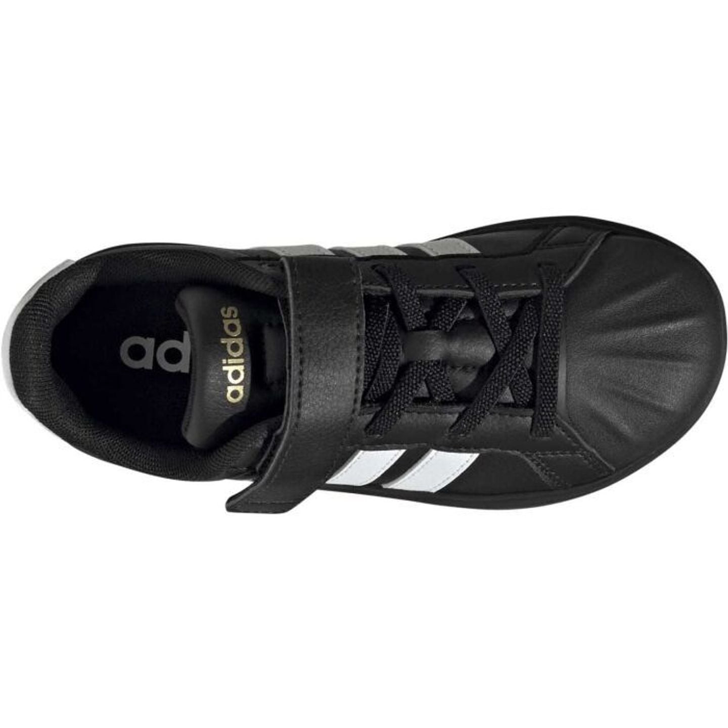 Packshot de la paire Adidas Baskets Basses Enfant Streettalk El C Lacets Élastiques Et Velcro Facile