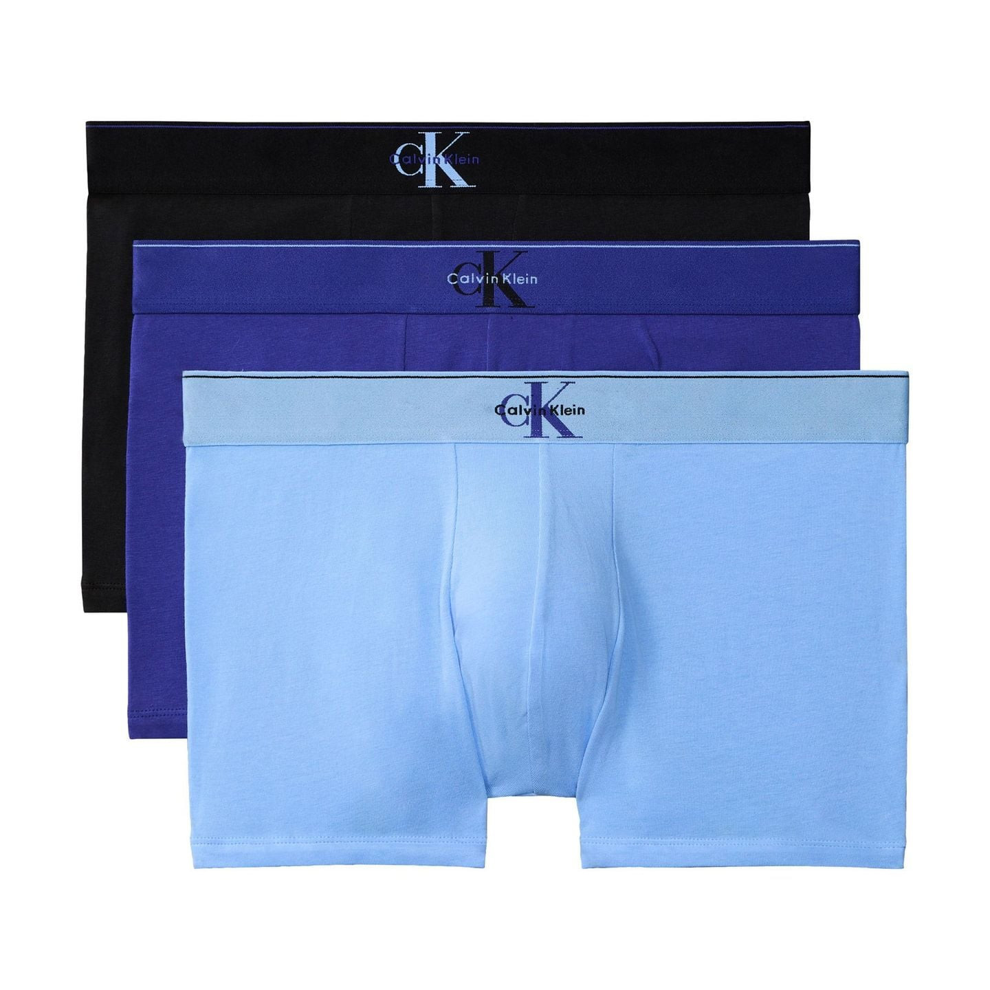 Calvin Klein Boxer Trunk Lot De 3 Ajusté Coton Élasthanne Homme