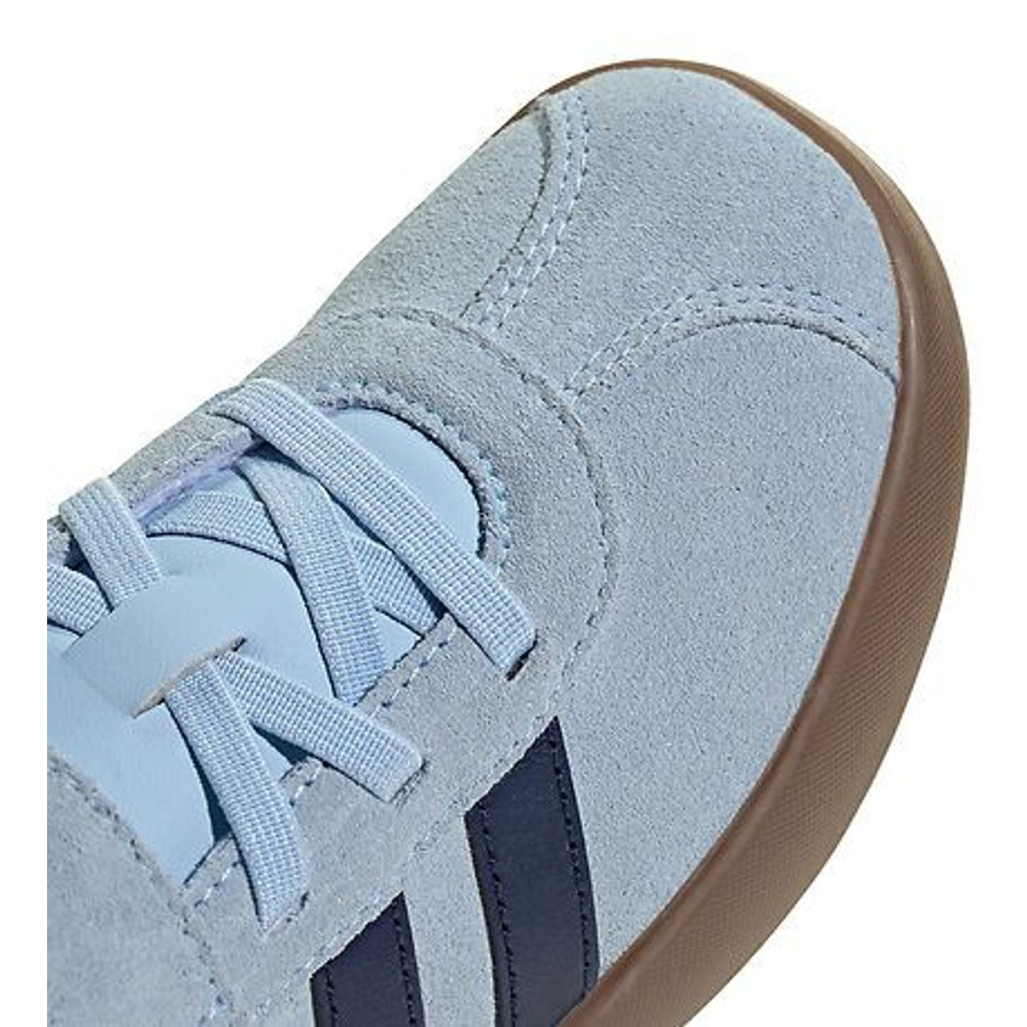 Détail des Adidas Baskets Basses Enfant VL Court 3.0 EL C Velcro Filles : bride Velcro et tige en da