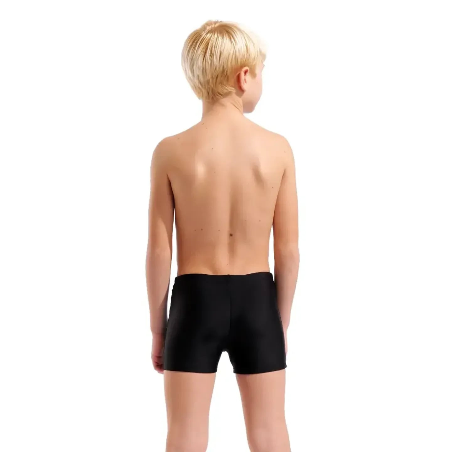 Jeune garçon portant le short de bain Arena Short De Bain Performance B Paint Maxfit Eco Garçon à la