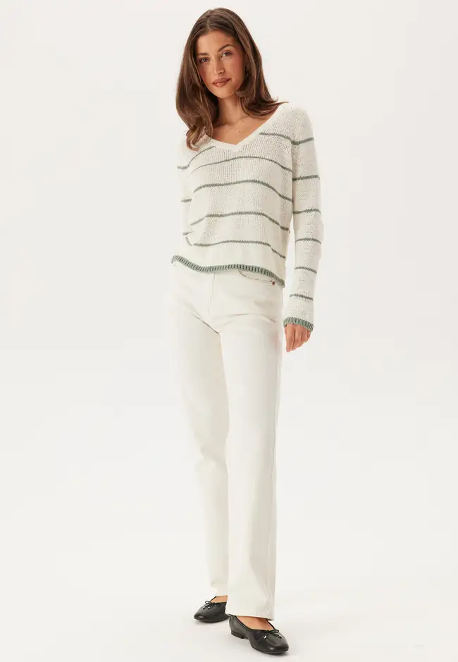 Pullover ONLY V-Neck Doux & Polyvalent - Maille Confortable